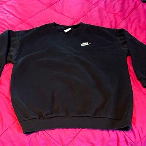 Nike Classic kids Black Crewneck Sweatshirt
